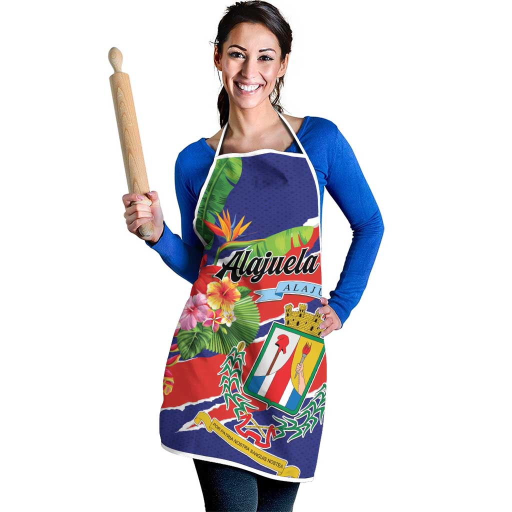 Costa Rica Alajuela Province Apron - Wonder Print Shop