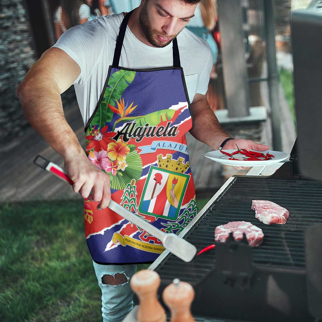 Costa Rica Alajuela Province Apron - Wonder Print Shop