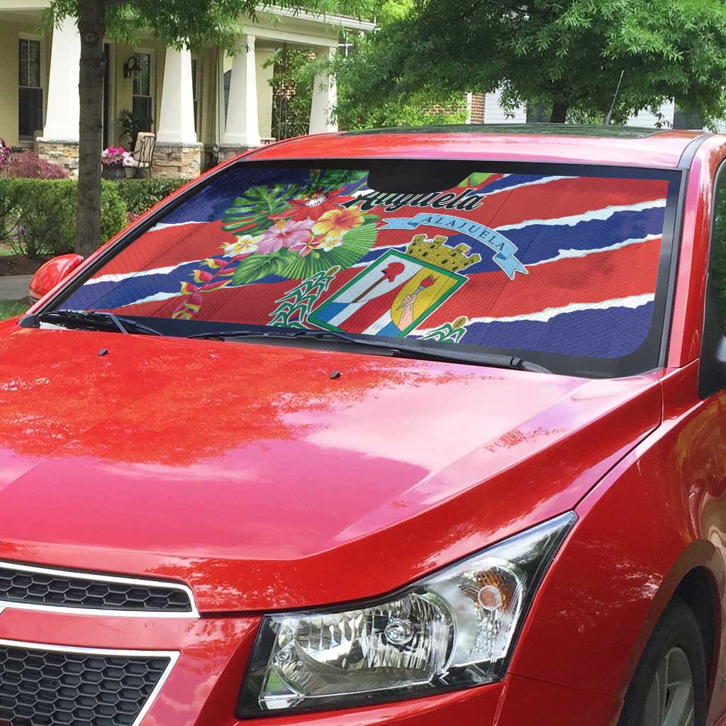 Costa Rica Alajuela Province Auto Sun Shade - Wonder Print Shop