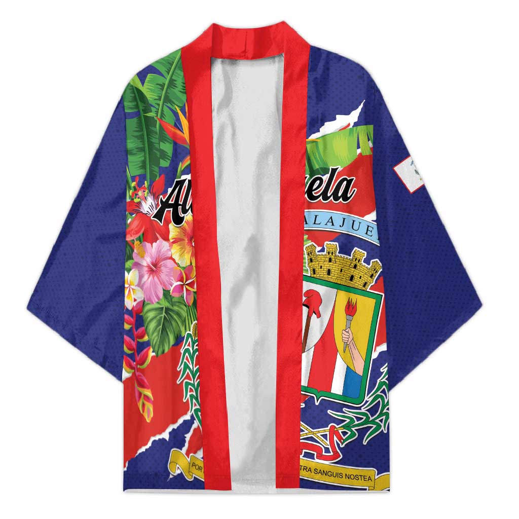 Personalized Costa Rica Alajuela Province Kimono - Wonder Print Shop