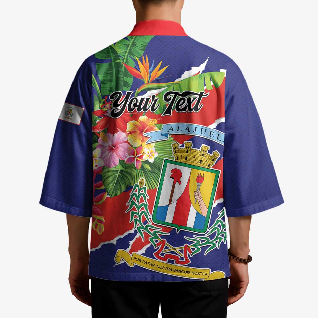 Personalized Costa Rica Alajuela Province Kimono - Wonder Print Shop