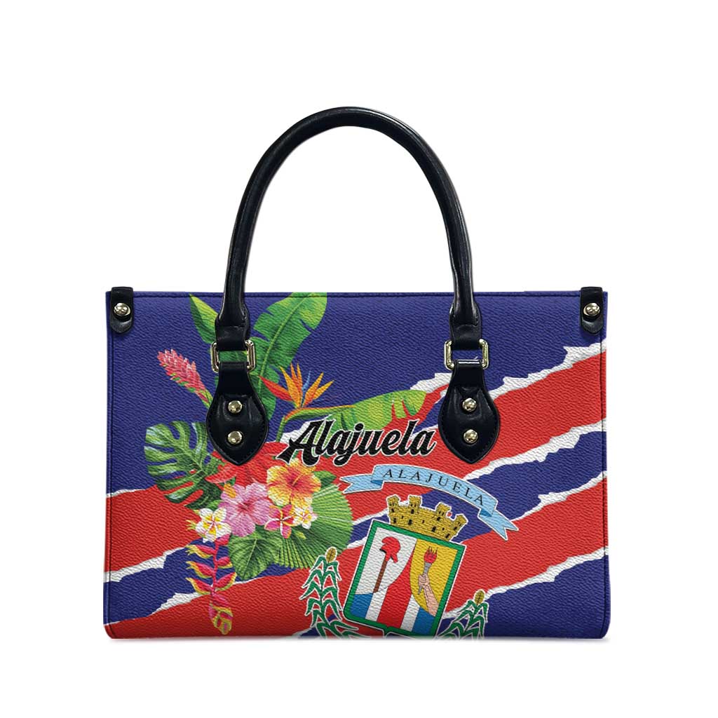 Costa Rica Alajuela Province Leather Bag - Wonder Print Shop