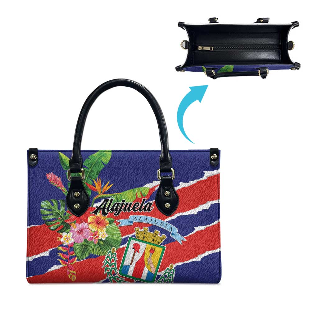 Costa Rica Alajuela Province Leather Bag - Wonder Print Shop