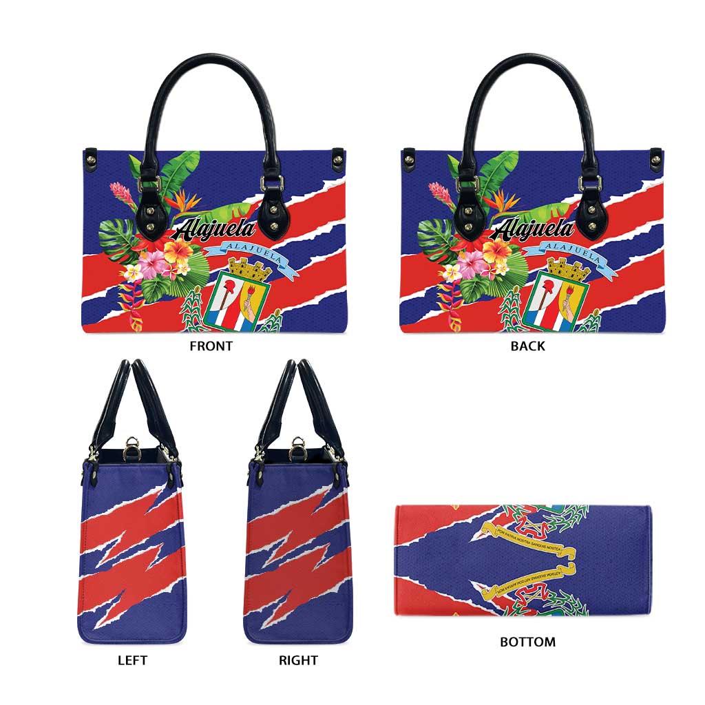 Costa Rica Alajuela Province Leather Bag - Wonder Print Shop