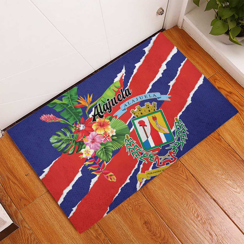 Costa Rica Alajuela Province Rubber Doormat - Wonder Print Shop