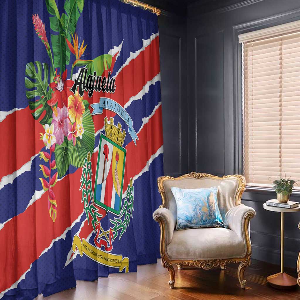Costa Rica Alajuela Province Window Curtain - Wonder Print Shop