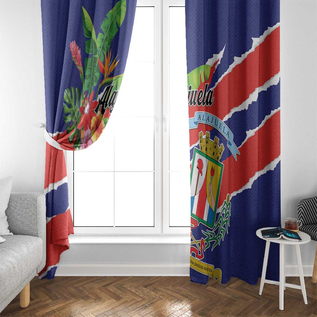 Costa Rica Alajuela Province Window Curtain - Wonder Print Shop