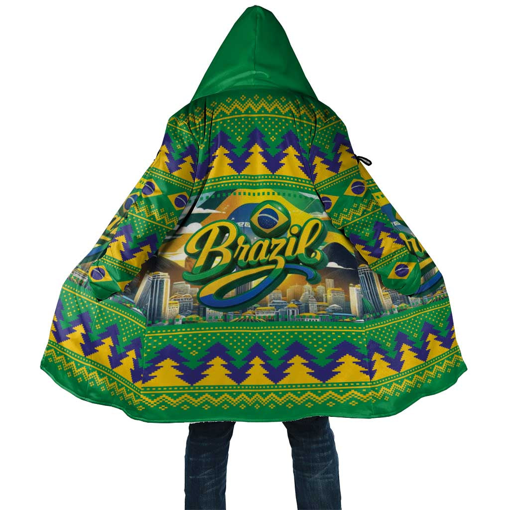 Brazil Christmas Feliz Natal Cloak - Wonder Print Shop