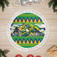 Brazil Christmas Feliz Natal Tree Skirt - Wonder Print Shop