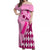 personalised-think-pink-off-shoulder-maxi-dress-golf-argyle-pattern-breast-cancer-awareness