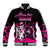 Personalised Save The Udders Baseball Jacket Farmer Day Breast Cancer Awareness - Wonder Print Shop