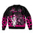 Personalised Save The Udders Bomber Jacket Farmer Day Breast Cancer Awareness - Wonder Print Shop