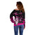 Personalised Save The Udders Off Shoulder Sweater Farmer Day Breast Cancer Awareness - Wonder Print Shop