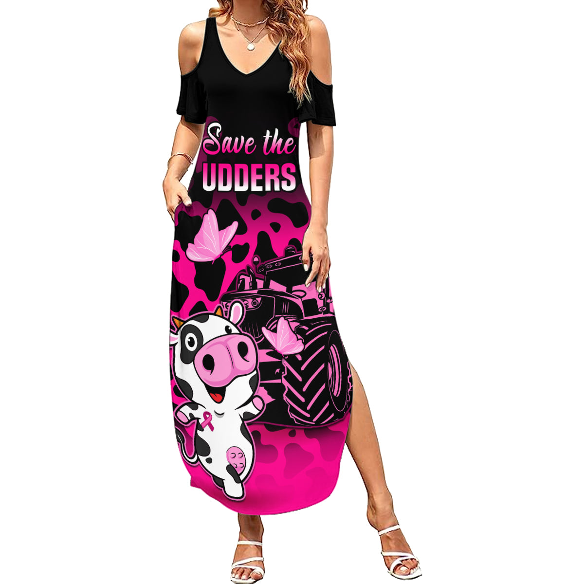 personalised-save-the-udders-summer-maxi-dress-farmer-day-breast-cancer-awareness