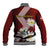 Latvia Independence Day Baseball Jacket Latvijas White Wagtail With Daisy Flowers - Wonder Print Shop