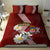 Latvia Independence Day Bedding Set Latvijas White Wagtail With Daisy Flowers - Wonder Print Shop