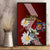 Latvia Independence Day Canvas Wall Art Latvijas White Wagtail With Daisy Flowers - Wonder Print Shop