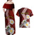 Latvia Independence Day Couples Matching Off Shoulder Maxi Dress and Hawaiian Shirt Latvijas White Wagtail With Daisy Flowers - Wonder Print Shop