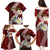 Latvia Independence Day Family Matching Puletasi Dress and Hawaiian Shirt Latvijas White Wagtail With Daisy Flowers - Wonder Print Shop