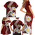 Latvia Independence Day Family Matching Short Sleeve Bodycon Dress and Hawaiian Shirt Latvijas White Wagtail With Daisy Flowers - Wonder Print Shop