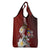 Latvia Independence Day Grocery Bag Latvijas White Wagtail With Daisy Flowers