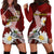 Latvia Independence Day Hoodie Dress Latvijas White Wagtail With Daisy Flowers - Wonder Print Shop