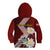 Latvia Independence Day Kid Hoodie Latvijas White Wagtail With Daisy Flowers - Wonder Print Shop