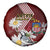 Latvia Independence Day Spare Tire Cover Latvijas White Wagtail With Daisy Flowers - Wonder Print Shop