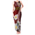 Latvia Independence Day Tank Maxi Dress Latvijas White Wagtail With Daisy Flowers - Wonder Print Shop