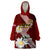 Latvia Independence Day Wearable Blanket Hoodie Latvijas White Wagtail With Daisy Flowers - Wonder Print Shop