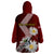 Latvia Independence Day Wearable Blanket Hoodie Latvijas White Wagtail With Daisy Flowers - Wonder Print Shop