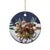 Kangaroo Australia Christmas Ceramic Ornament Xmas Pattern - Wonder Print Shop