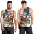 Kangaroo Australia Christmas Men Tank Top Xmas Pattern - Wonder Print Shop