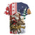 Kangaroo Australia Christmas Rugby Jersey Xmas Pattern