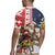 Kangaroo Australia Christmas Rugby Jersey Xmas Pattern