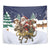 Kangaroo Australia Christmas Tapestry Xmas Pattern