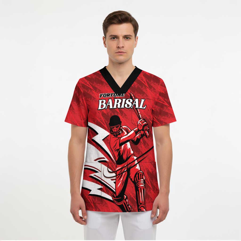 Custom Barishal Cricket Fortune Scrub Top Southern Army Champions - Wonder Print Shop