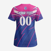 Custom Chittagong Cricket Scrub Top Faith Honour Strength - Wonder Print Shop
