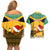 custom-jamaica-christmas-couples-matching-off-shoulder-short-dress-and-hawaiian-shirt-jumieka-santa-lion