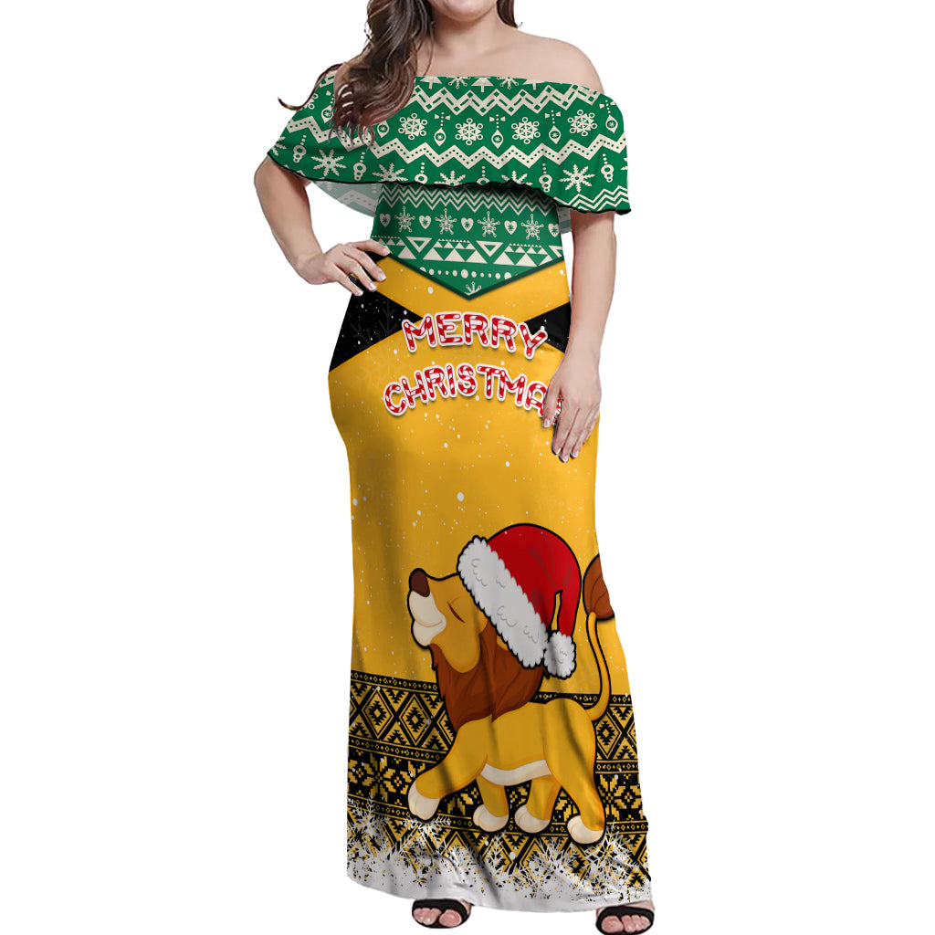 custom-jamaica-christmas-off-shoulder-maxi-dress-jumieka-santa-lion