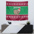 Custom California Christmas Tapestry Santa Grizzly Bear With Grape - Wonder Print Shop