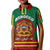 Morocco Proclamation Day Kid Polo Shirt Marruecos Coat of Arms Roses Pattern - Wonder Print Shop