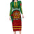 morocco-proclamation-day-long-sleeve-bodycon-dress-marruecos-coat-of-arms-roses-pattern