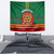 morocco-proclamation-day-tapestry-marruecos-coat-of-arms-roses-pattern