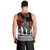 New Zealand ANZAC Day Men Tank Top Poppy With Polynesian Pattern - Wonder Print Shop