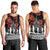 New Zealand ANZAC Day Men Tank Top Poppy With Polynesian Pattern - Wonder Print Shop