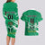 Nigeria Football Couples Matching Long Sleeve Bodycon Dress and Hawaiian Shirt Go Super Eagles - Wonder Print Shop