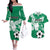 Nigeria Football Couples Matching Off The Shoulder Long Sleeve Dress and Hawaiian Shirt Go Super Eagles - Wonder Print Shop