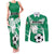 Nigeria Football Couples Matching Tank Maxi Dress and Long Sleeve Button Shirt Go Super Eagles - Wonder Print Shop