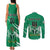 Nigeria Football Couples Matching Tank Maxi Dress and Long Sleeve Button Shirt Go Super Eagles - Wonder Print Shop